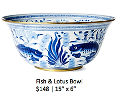 Fish & Lotus Bowl - inkANDopium