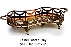 Tassel Footed Tray - inkANDopium